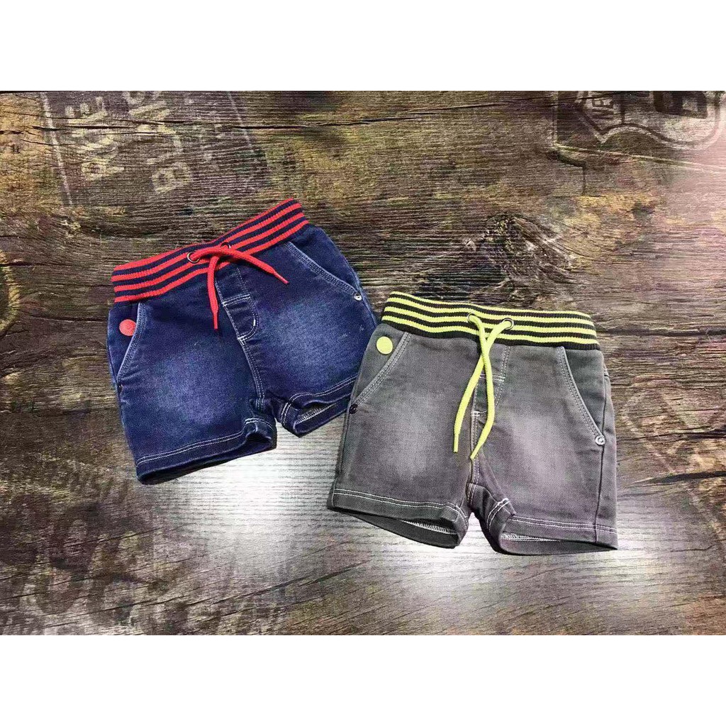 Quần bò cạp kẻ 2 màu