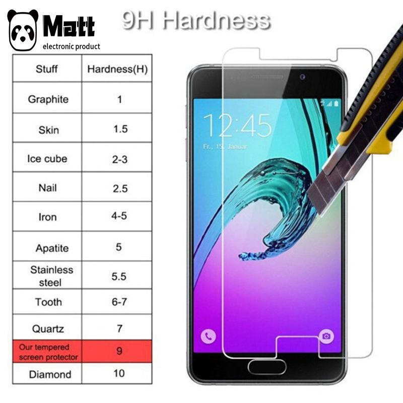 MATT【SPOT GOODS】Kính cường lực 2.5D bảo vệ màn hình cho điện thoại Samsung S7 Edge S8 Plus S9 S10 Lite S10 E A3 2016 A5 2017 A7 A8 2018