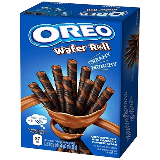 Bánh que Oreo Wafer Roll hộp 54gr