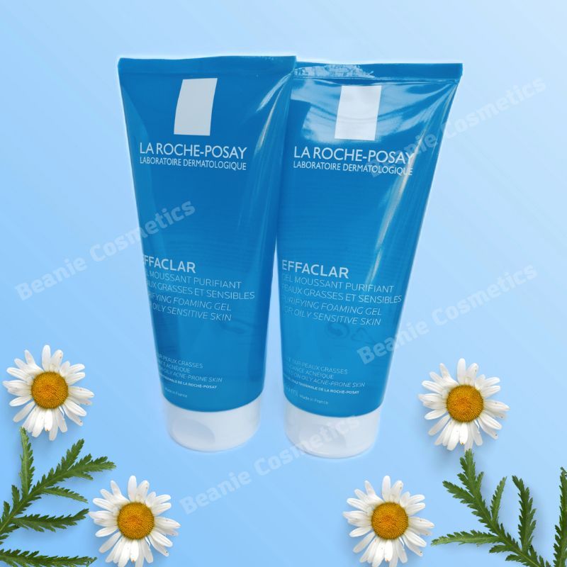 Sữa rửa mặt dạng gel La Roche-Posay Effaclar Purifying Foaming Gel tạo bọt giúp kiềm dầu sạch mụn 200ml