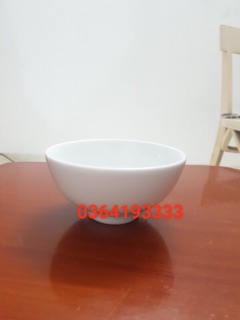 Set 10 bát ăn cơm sứ trắng