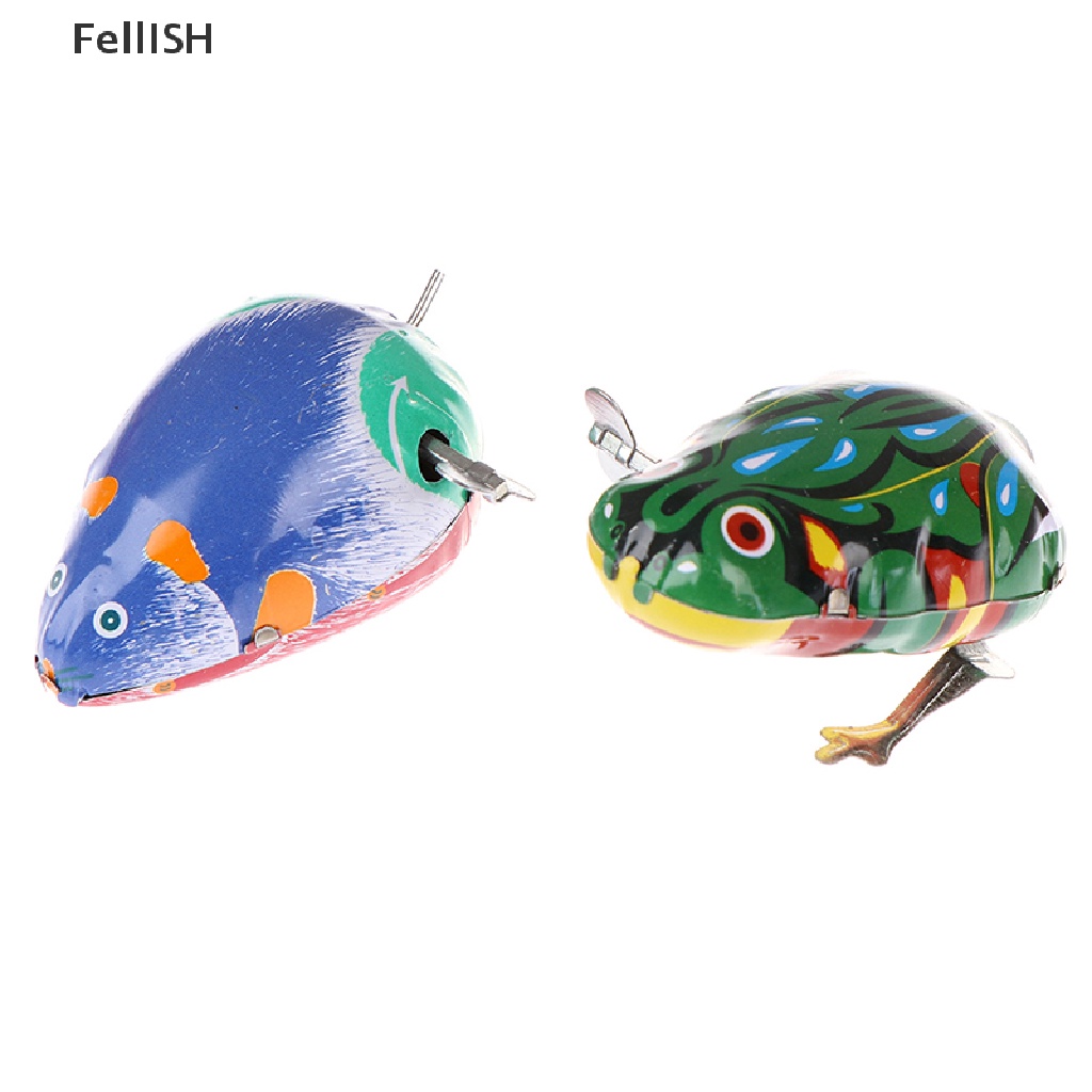 1 Đồ Chơi Lên Dây Cót Hình Con Ếch Thỏ Bằng Sắt 439br