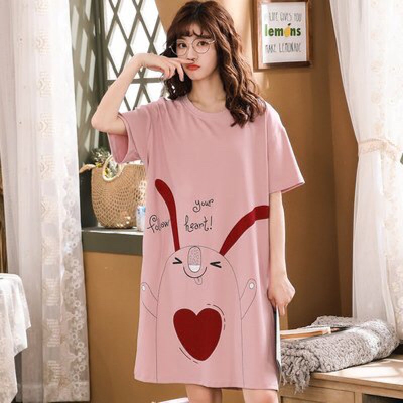 [VIDEO THẬT] Đầm Mặc Nhà Đáng Yêu Cho Nữ, Đầm Ngủ Vải Mềm Mát | BigBuy360 - bigbuy360.vn