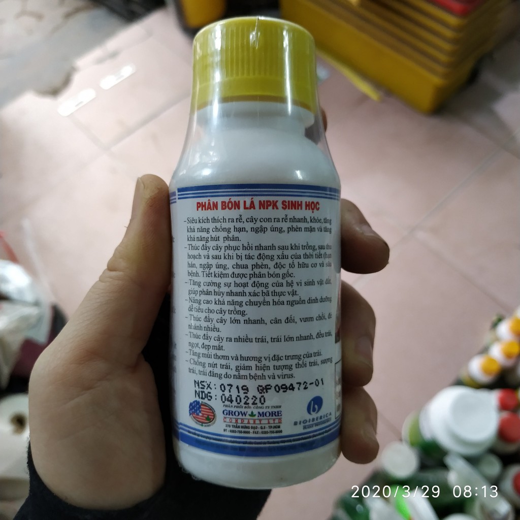 Phân bón lá NPK sinh học Terra-Sorb 4 Siêu ra rễ 100ml