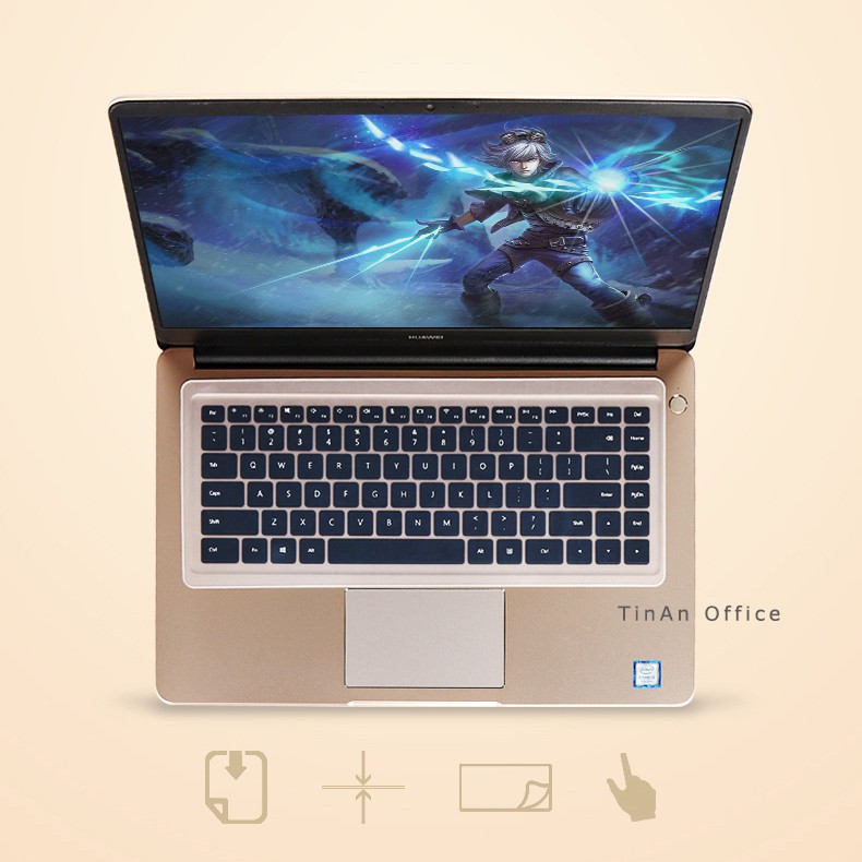 Miếng Phủ Bàn Phím Laptop 13 -14 in & 15 - 17 inch Silicon Chống Nước, Chống Bụi Bẩn