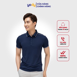 Áo Polo Nam Coolmax Phối Vai YODY Trẻ Trung Sang Trọng APM3725