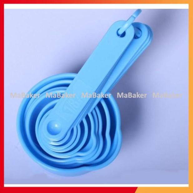 Xả cắt lỗ Bộ thìa đong nhựa cao cấp 11 cái - MaBaker