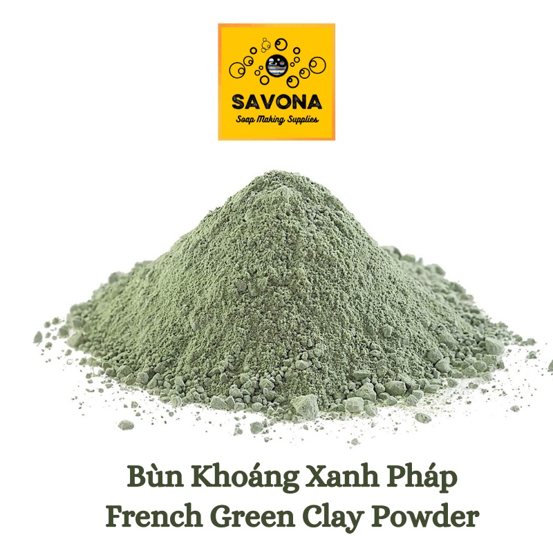 Bùn Khoáng Xanh Pháp 1kg - Green French Clay Powder 1kg