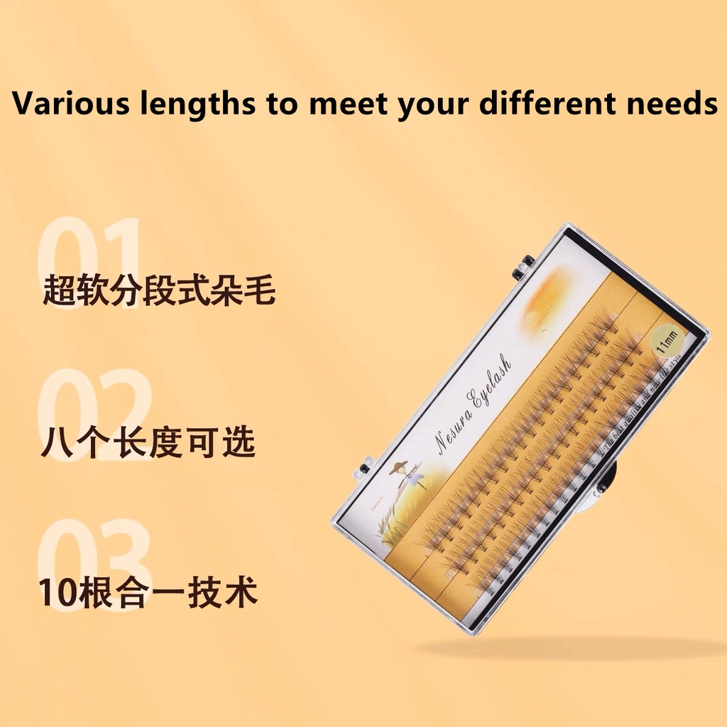 Lông mi giả dùng để nối dài mi dạng đuôi cá loại A