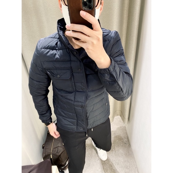 Áo Khoác Phao Nam Hai Túi Ngực