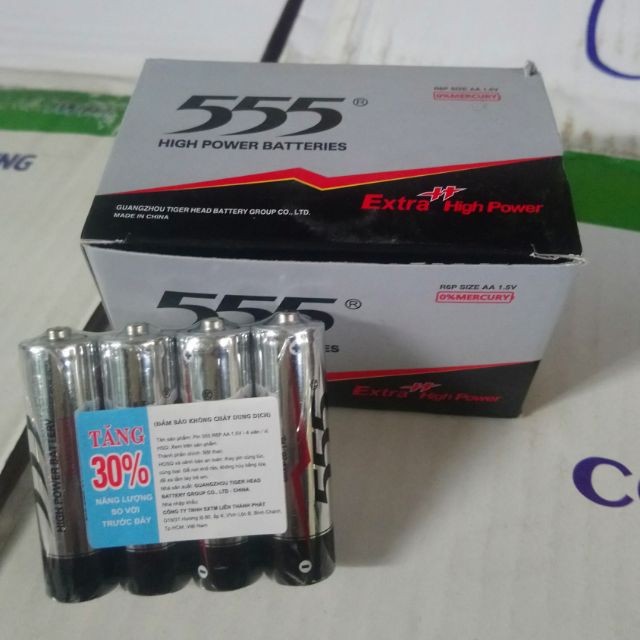 Pin 555 hộp 24 cục