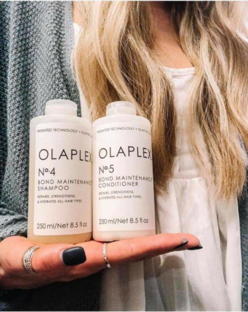 Gội xả phục hồi tóc yếu, chống rụng Olaplex No4 + No5