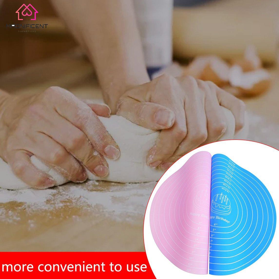 0327 # Miếng Lót Silicone Nhào Bột Chống Trượt