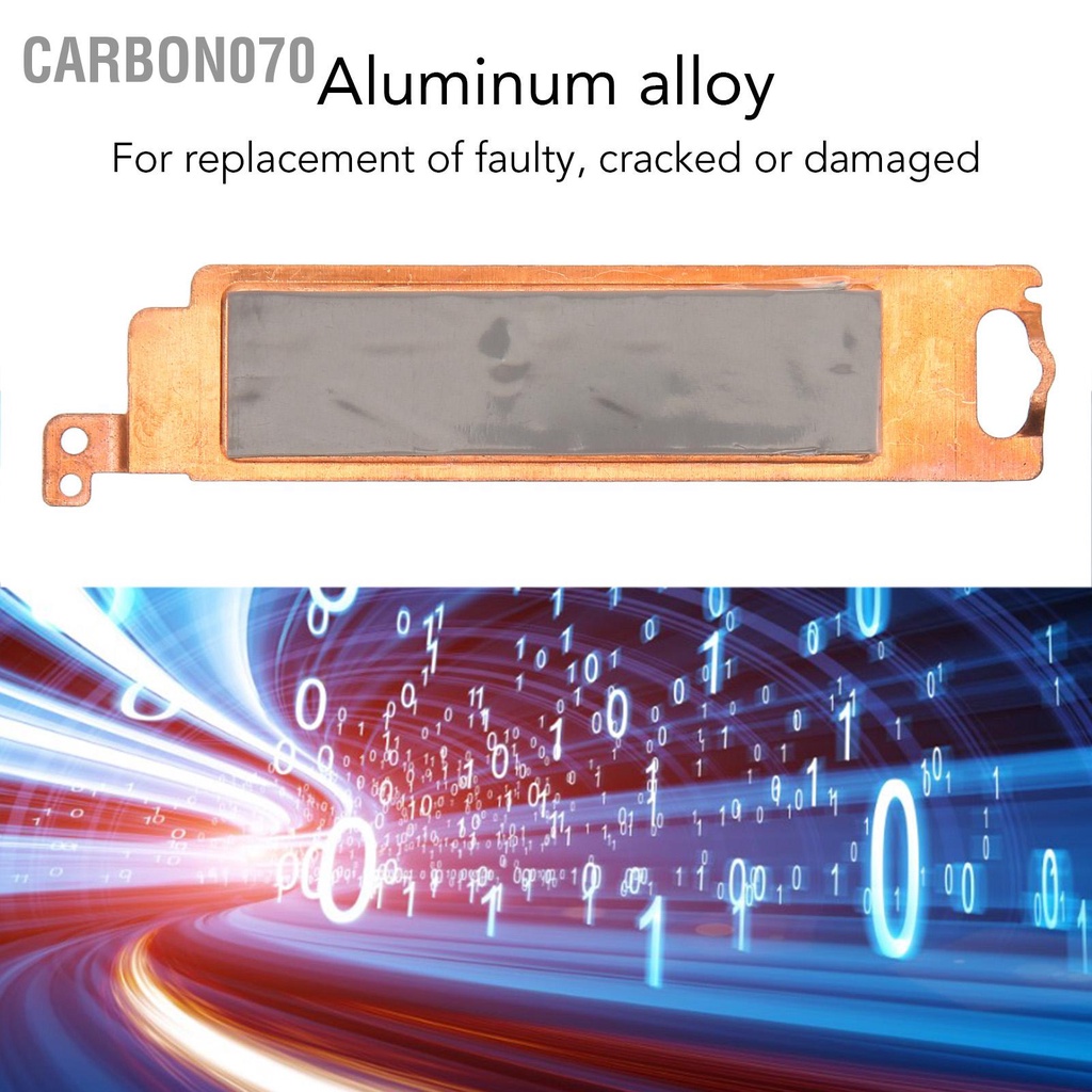 Carbon070 Nắp tản nhiệt SSD M.2 với giá đỡ cho E5470 E5570 bằng hợp kim nhôm thực tế Caddy