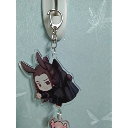 Móc khóa mica chibi có sẵn và in theo yêu cầu