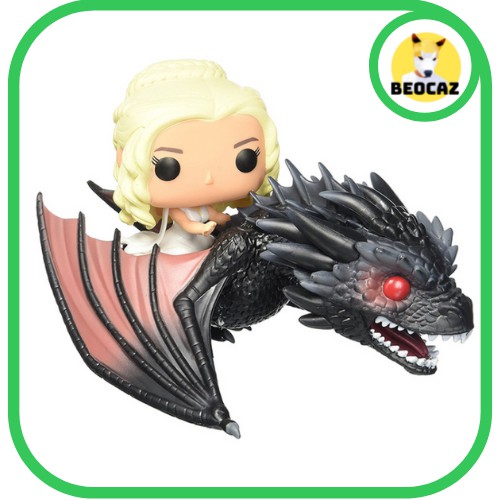 Mô hình Funko nội địa Trung to Mẹ Rồng Daenerys Targaryen cưỡi rồng Game of Thrones Trò Chơi Vương Quyền - Tặng Hộp