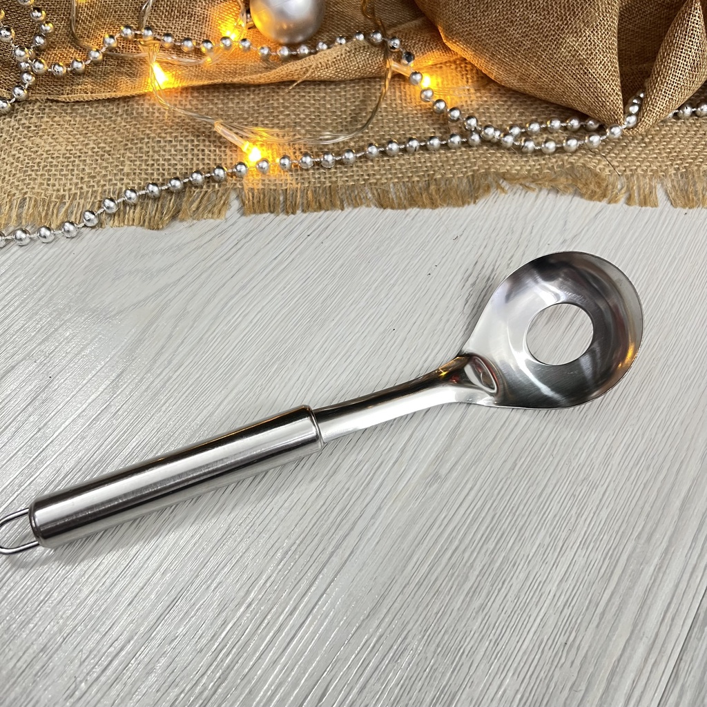 Vá nặn thịt viên, chả cá viên tròn đa năng bằng inox - Cây làm mọc viên