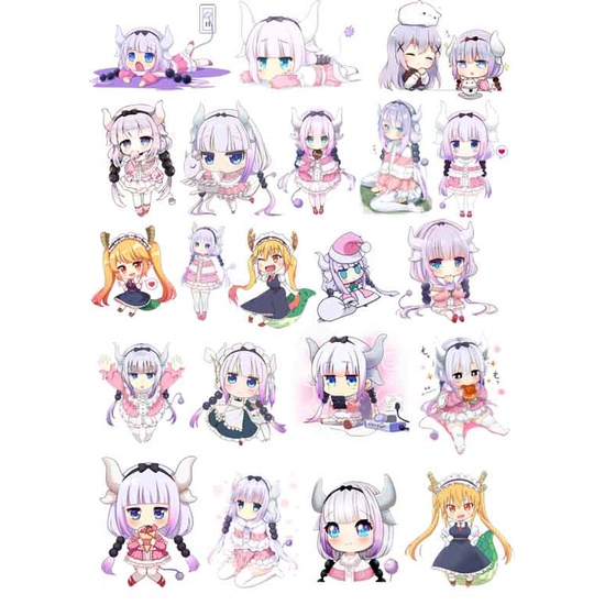 stickerhình dán Kanna Kamui Miss Kobayashi Dragon Maid