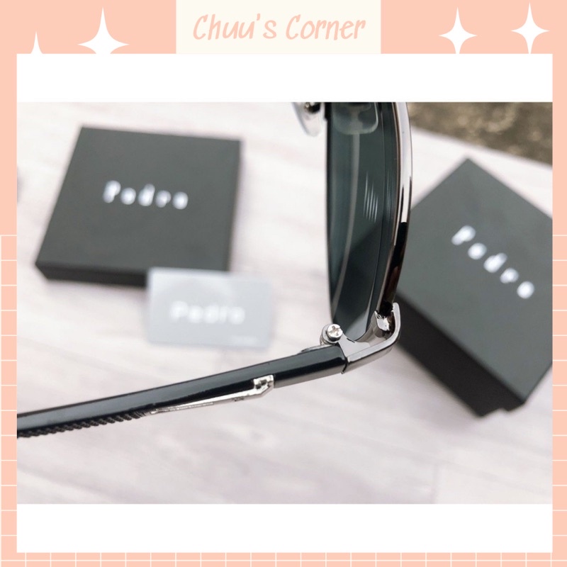 [Fullbox] Mắt kính mát nam nữ thời trang pedro, làm quà tặng siêu sang