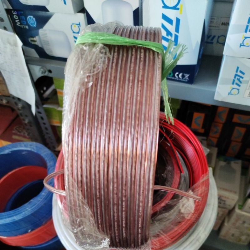 Dây loa 100 tim trong suốt,dây loa,dây truyền tín hiệu,dây loa
