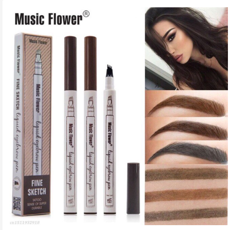 Bút Kẻ Lông Mày Gẩy Sợi 4D Fine Skech Miking Pretty | BigBuy360 - bigbuy360.vn