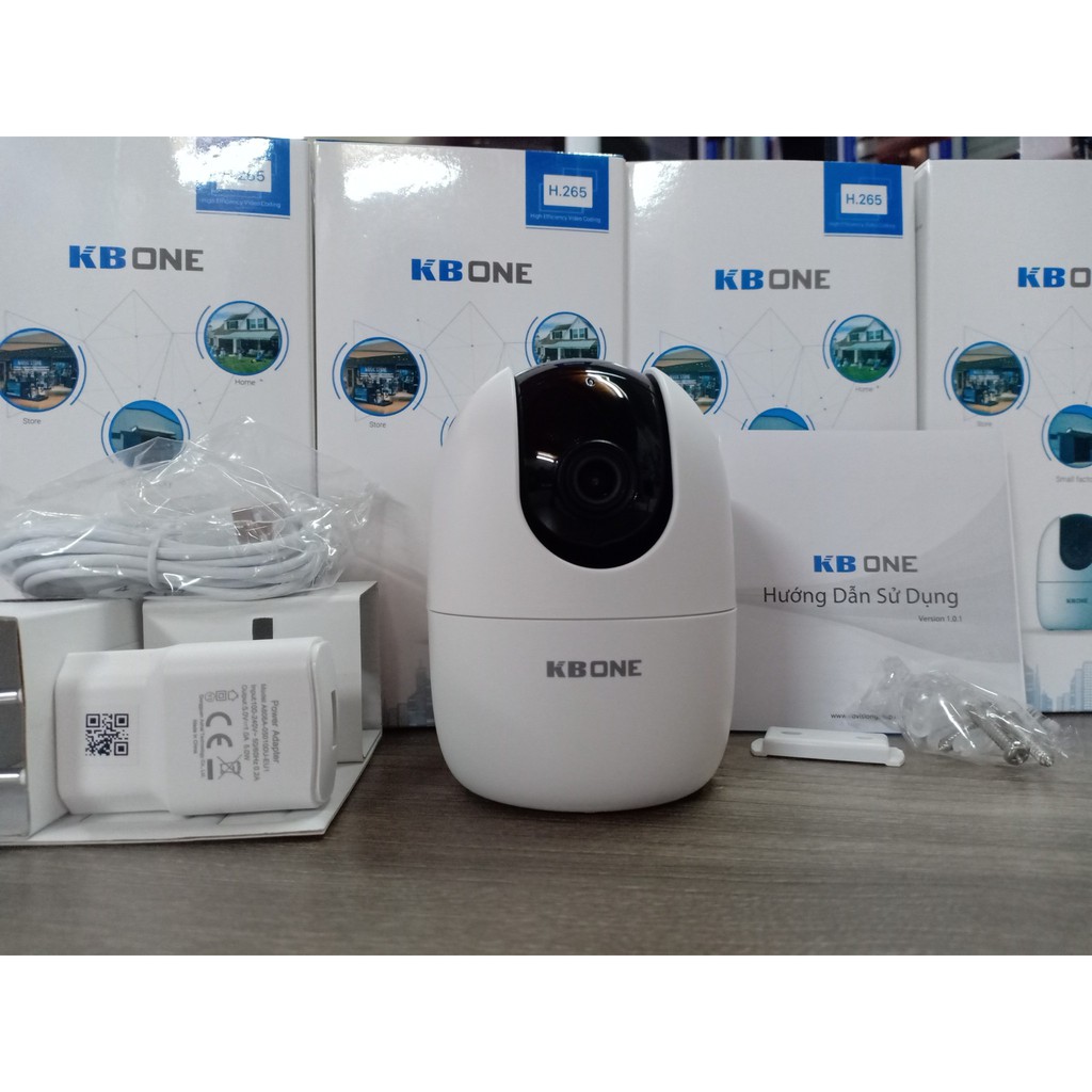 Camera ip wifi KBONE KN-H21PA 1080P, XOAY 360, H265