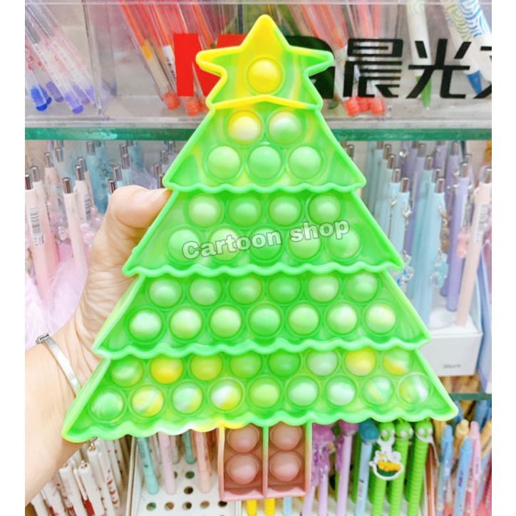 (SẴN) POP IT NOEL/SQUIDGAME NHẤN BONG BÓNG GIẢM STRESS CHỦ ĐỀ GIÁNG SINH