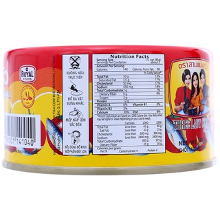 COMBO 4 HỘP - Cá Mòi Sốt Cà 3 Cô Gái