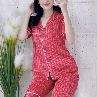 Bộ lửng lụa, bộ lụa dài satin có size từ 40-75kg