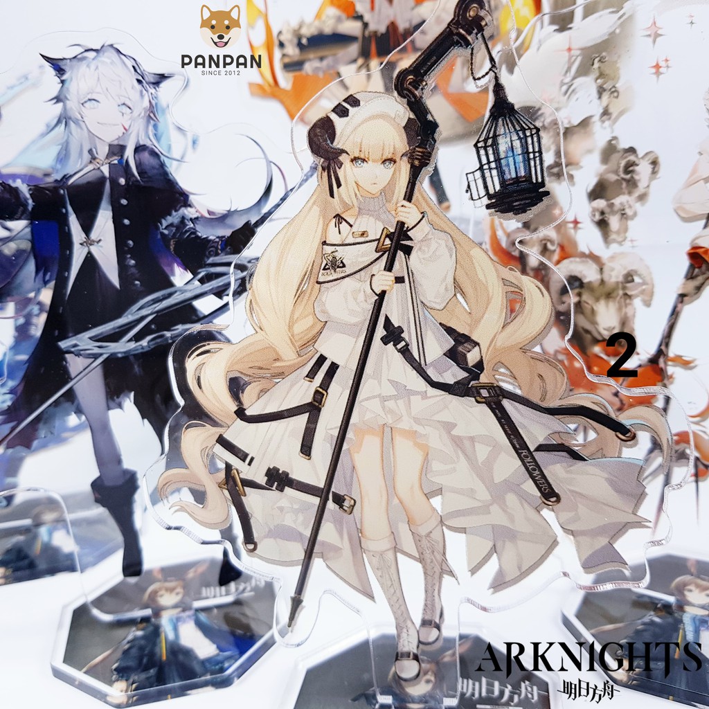 Mô Hình Standee Acrylic Game Hình ARKNIGHTS 10 NHÂN VẬT