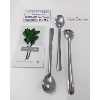 [FREESHIP] Muỗng cafe cán dài Bộ 10 CÂY | Hàng INOX 304 không gỉ