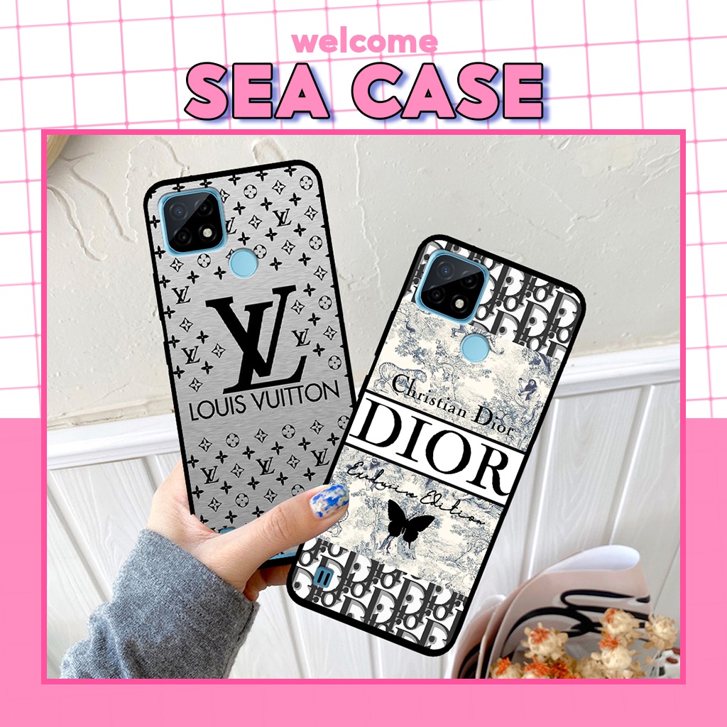Ốp lưng Realme C21Y - C25Y - C21, Ốp điện thoại in hình dioor,lvv sang chảnh,bền,đẹp – lưng nhựa viền dẻo