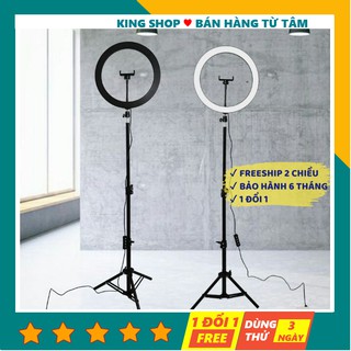 【BH 6 THÁNG】Đèn LiveStream 26cm .Hỗ trợ ánh sáng Chụp Ảnh, Make Up Trang Điểm. quay video Tiktok, 3 Chế Độ Sáng