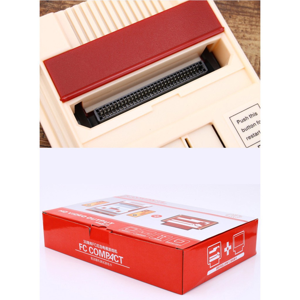 Máy game FC Compact có chơi game hơn 500 trò chơi không lập lại trong máy + Băng 132 trò