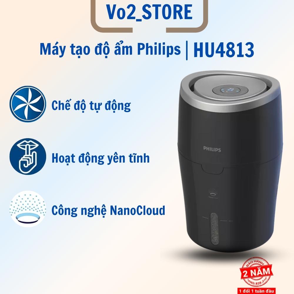 Máy tạo độ ẩm Philips HU4813/00 tích hợp hệ thống bốc hơi tiên tiến, công nghệ NanoCloud - BH 24 tháng - vo2_store