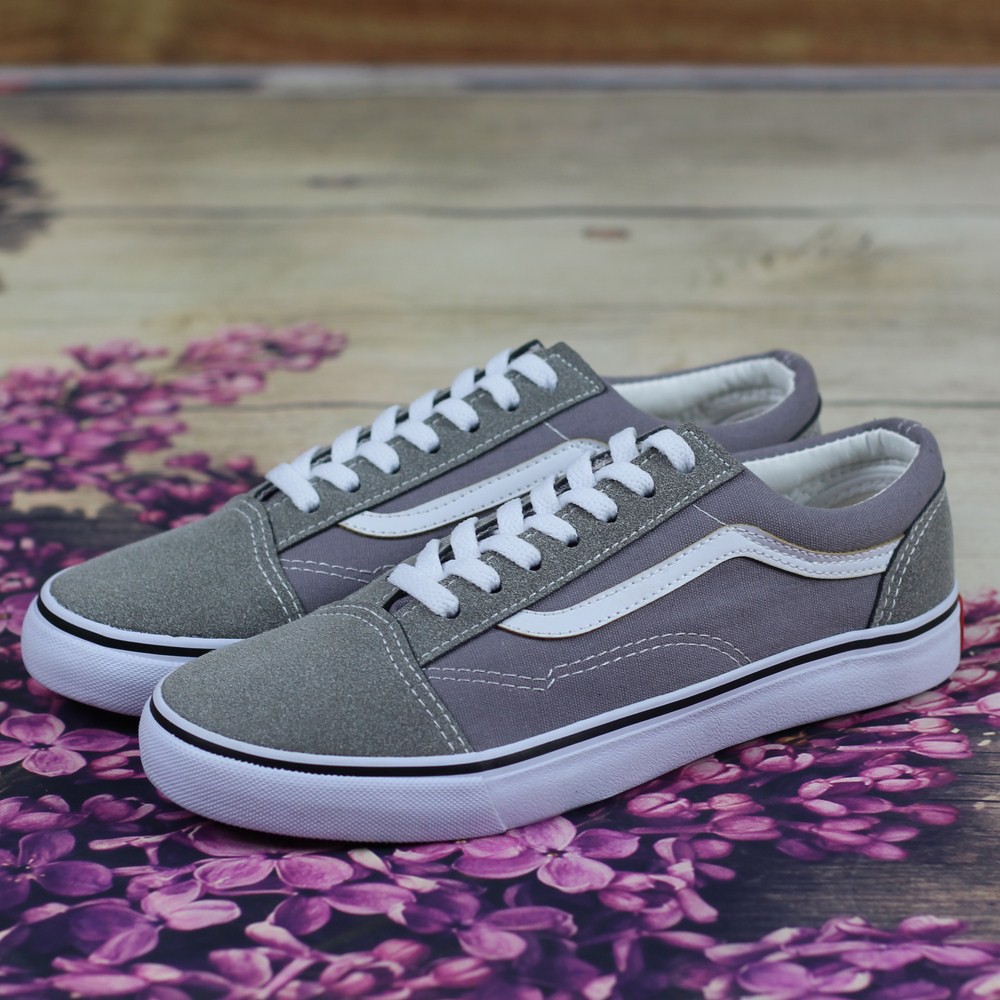 Giày Sneaker Van Cá Tính Nữ Xám