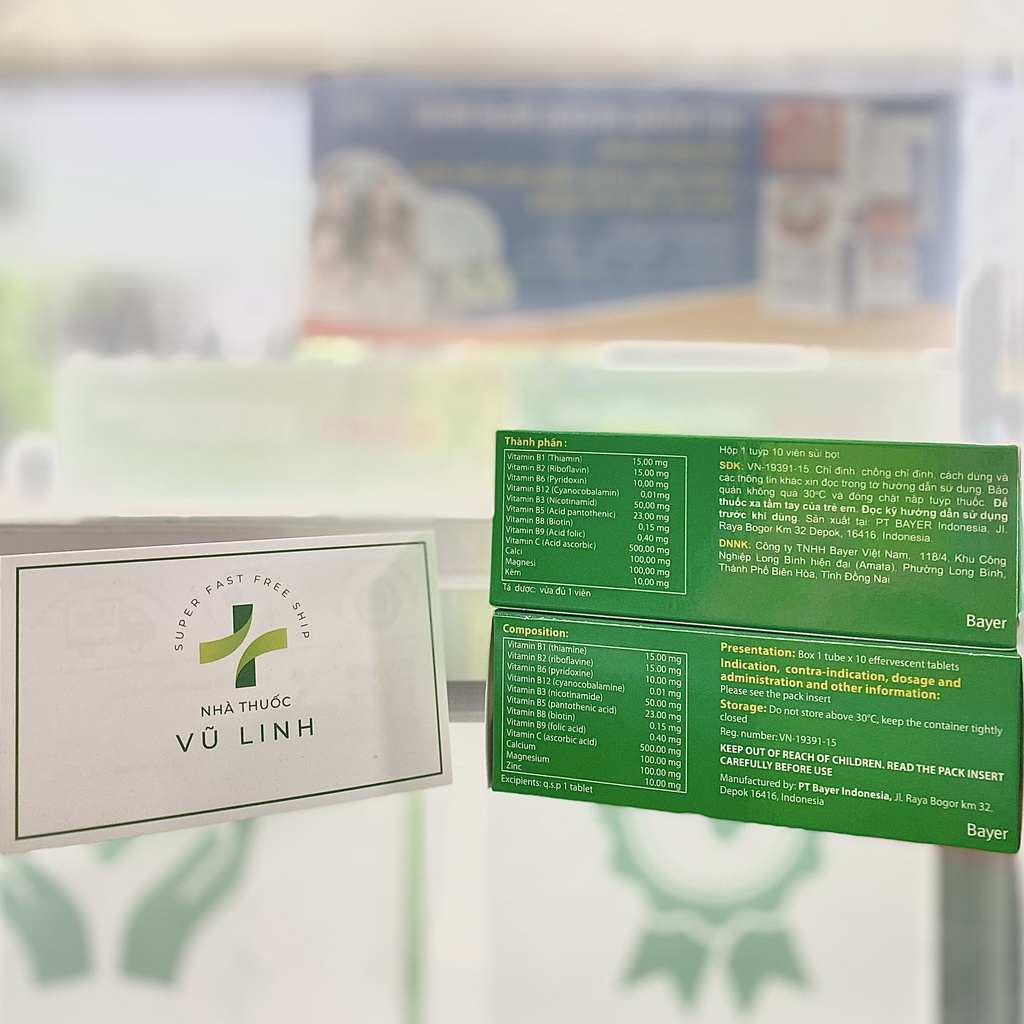 BEROCCA Performance Orange Cam  Viên Sủi Bổ Sung Vitamin Và Khoáng Chất Tăng Sức Đề Kháng Cơ Thể
