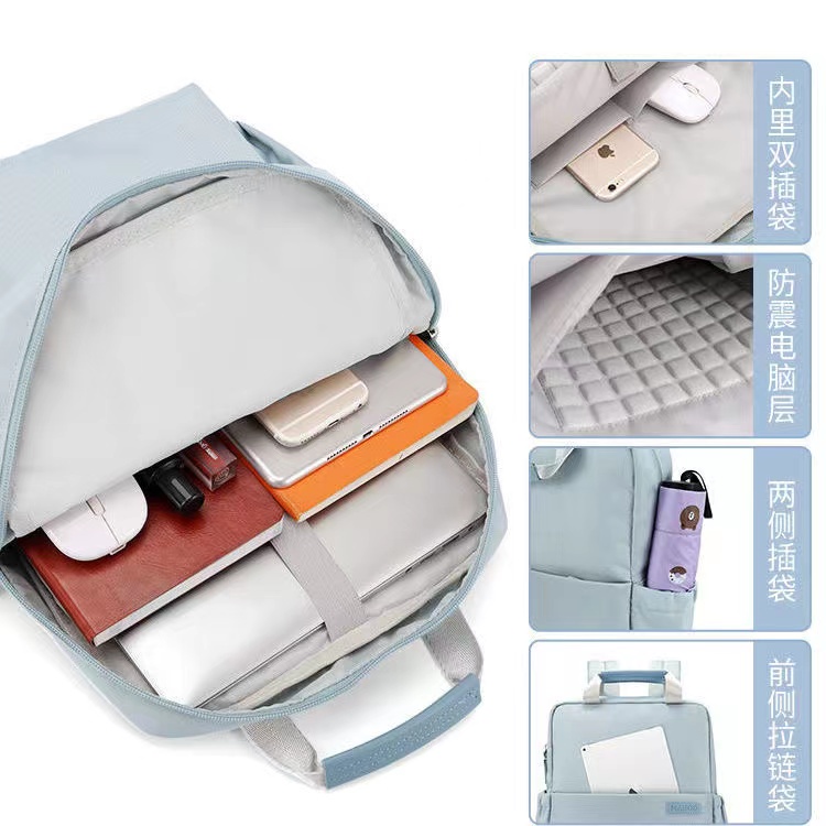 Ba Lô Đựng Laptop 14 15.6 inch Chống Thấm Nước Chất Lượng Cao Dành Cho Nữ