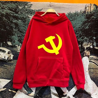Áo hoodie búa liềm