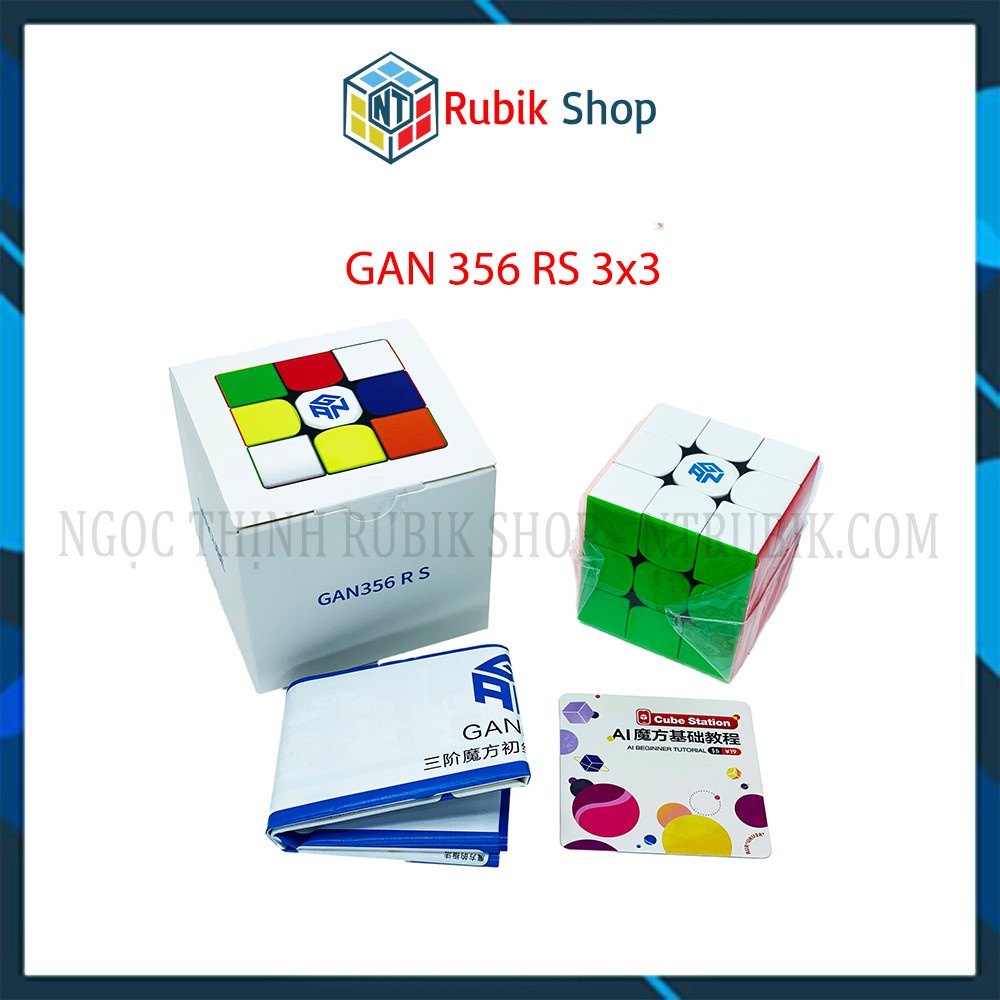 E△◘[Giá rẻ vô địch] Rubik 3x3x3 Gan 356 RS phiên bản mới thay thế GAN 356R