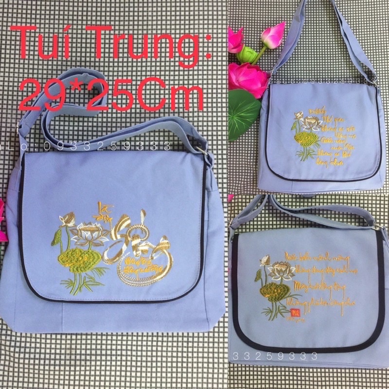 Túi đi chùa túi lam đẹp