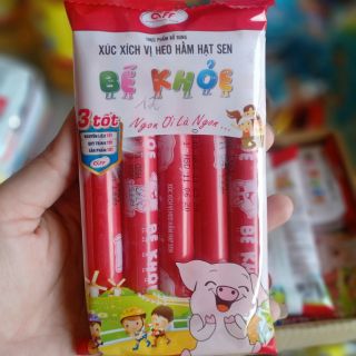 Xúc xích vị heo hầm hạt sen (gói 5cái)