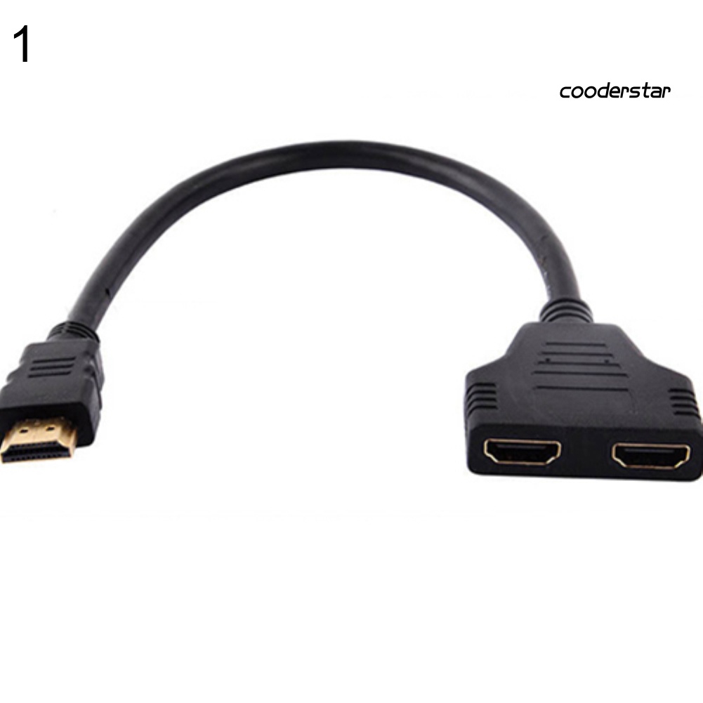 Cáp Chuyển Đổi 2 Cổng Hdmi 1080p Sang 2 Cổng 1 Ra 2 Đầu Ra