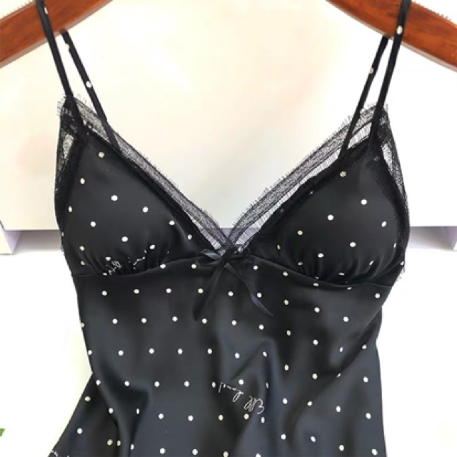 SX 641 bộ ngủ lụa satin kèm mút ngực - đồ ngủ cao cấp -KellyWang | BigBuy360 - bigbuy360.vn