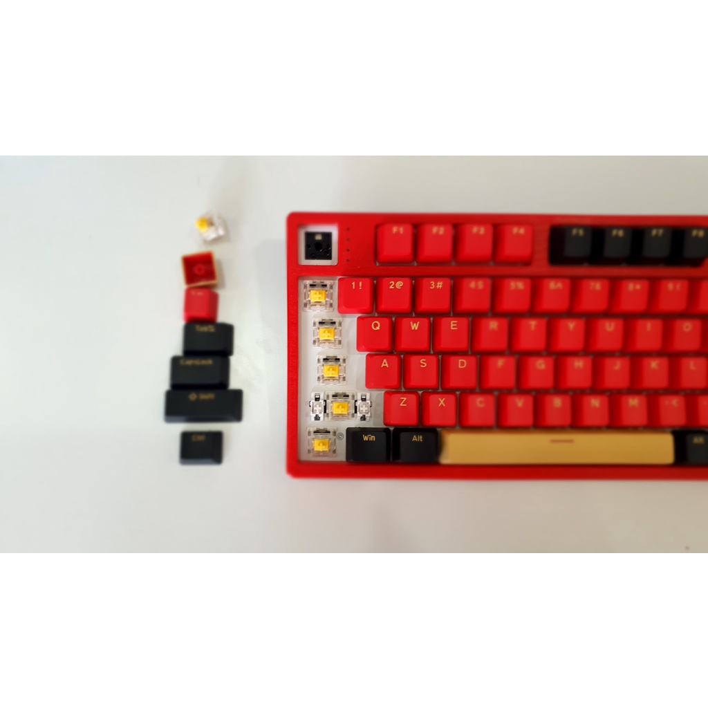Bàn Phím Cơ Hello Ganss HS98T RGB - 3 Modes Gateron Pro Yellow Chính Hãng BH 1 Năm