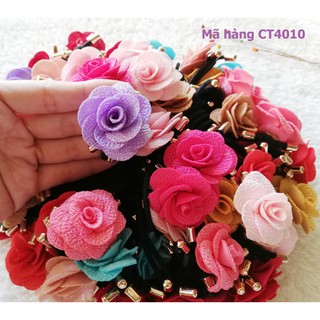 [Xả hàng] Đồ Cột Tóc Hoa Hồng TiNiShop phụ kiện tóc sỉ và lẻ