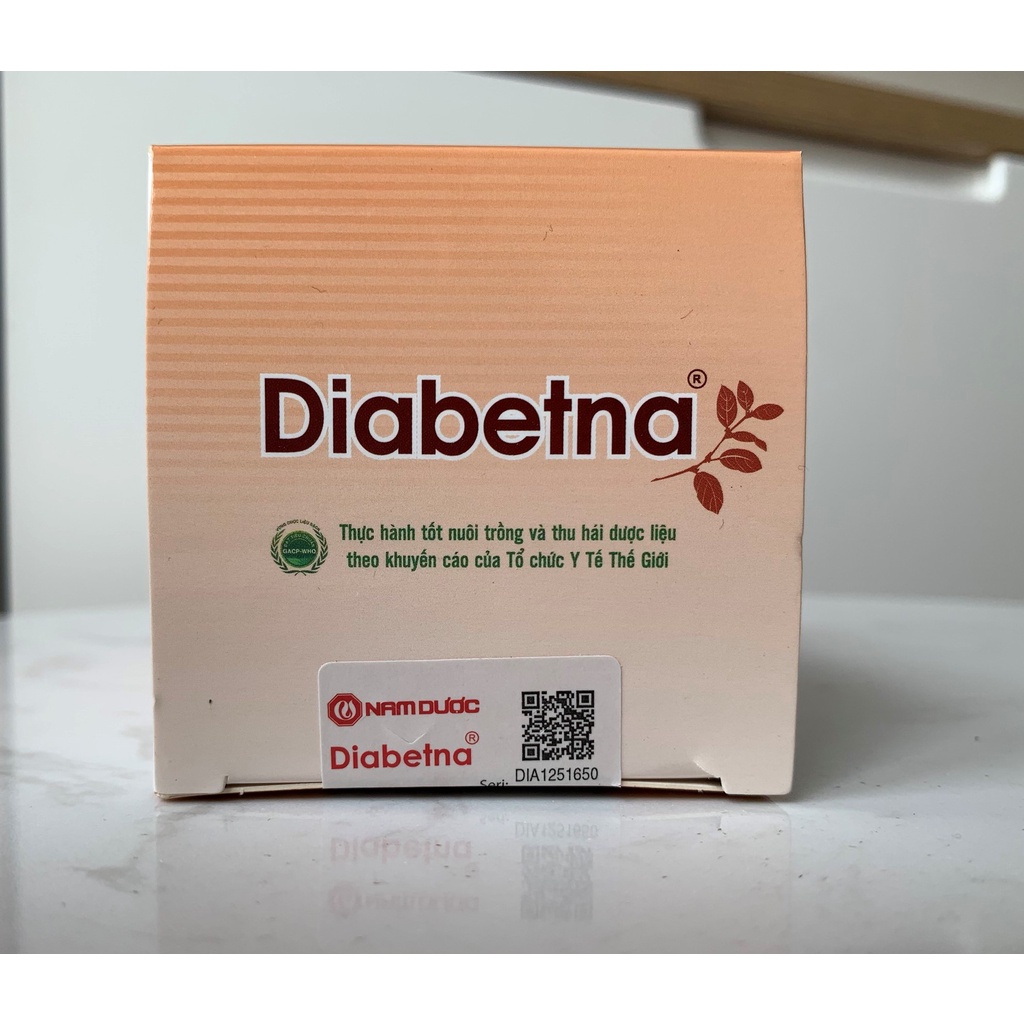 Diabetna chính hãng - Hỗ trợ hạ và ổn định đường huyết, ngăn ngừa biến chứng - Lọ 120 viên (=3 hộp 40 viên) ⚡Date 2024