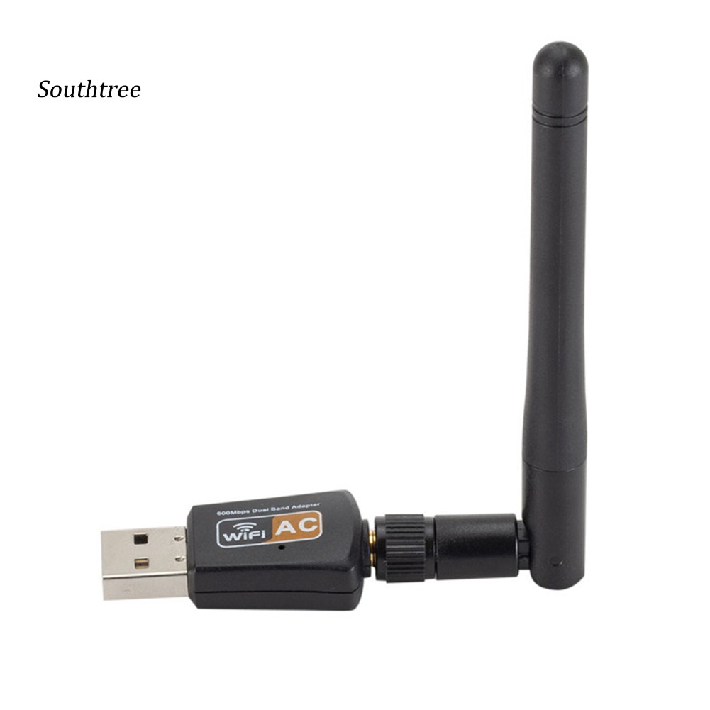 Usb Thu Sóng Wifi Băng Tần Kép 600m 2.4 / 5.8ghz