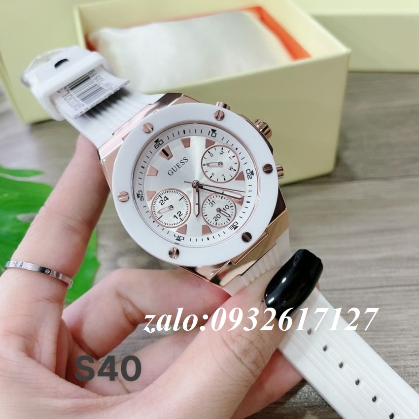 Đồng Hồ Nữ Guess GW0030L3 - 3 mặt số phụ - 39mm