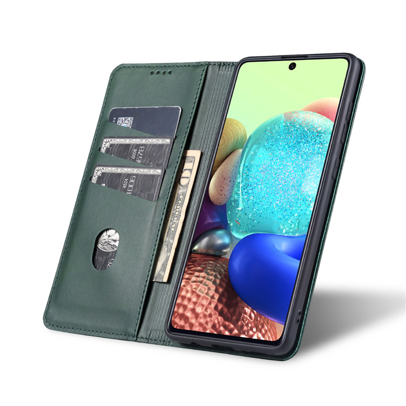 Bao da điện thoại retro nắp gấp từ tính có ngăn ví cho Huawei Nova 8SE 6SE 6 7i 7Pro 7SE P40 Lite
